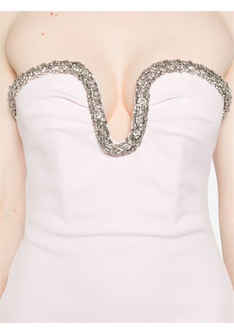 Abito midi con decorazione in rosa chiaro Roland Mouret - donna ROLAND MOURET | RMSS25118MCPLP